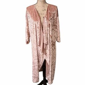 LuLaRoe Blush Velvet Shirley Kimono